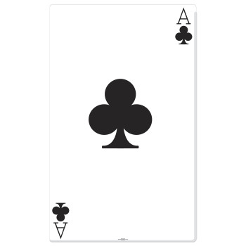 Ace of Clubs Cardboard Cutout - $59.99