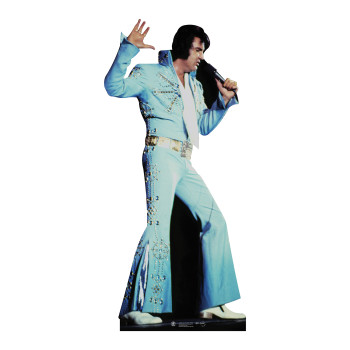 Elvis Presley Blue Jumpsuit Cardboard Cutout -$48.99