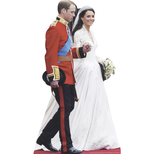 William and Kate Wedding Cardboard Cutout