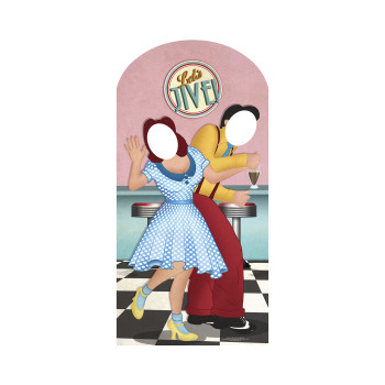 1950s Lets Jive Stand In Cardboard Cutout -$59.99