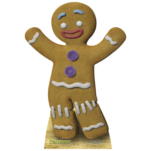 Gingerbread Man Cardboard Cutout