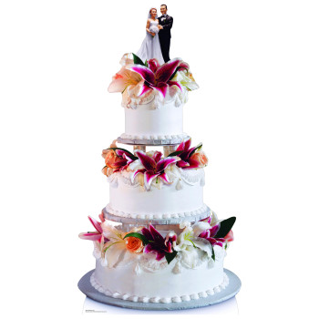 Cake Wedding Cardboard Cutout