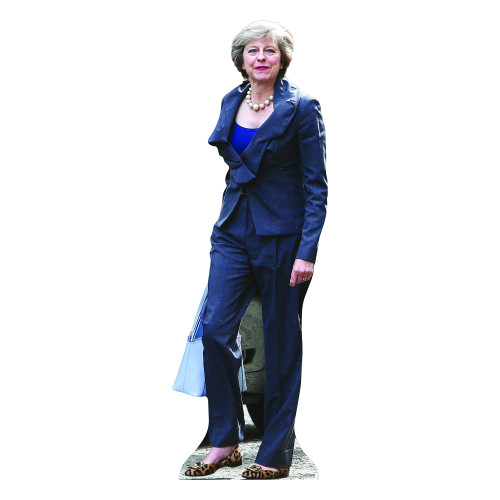 Theresa May Cardboard Cutout