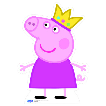 Princess Peppa Pig Cardboard Cutout