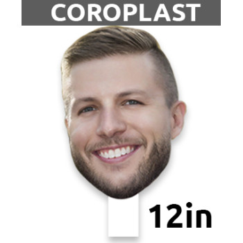 12" Personalized Coroplast Big Head