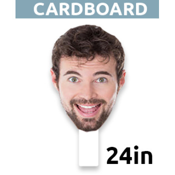 24" Personalized Cardboard Big Head