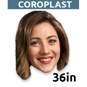 36" Personalized Coroplast Big Head