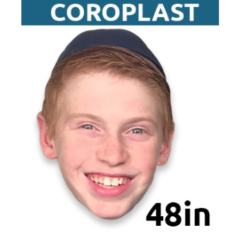 48" Personalized Coroplast Big Head