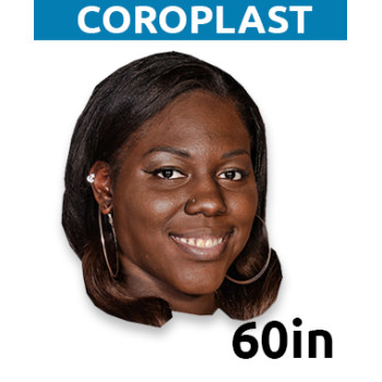 60" Personalized Coroplast MONSTER Big Head
